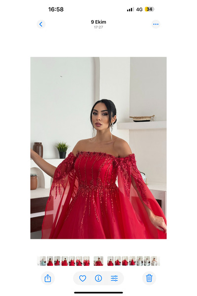 Merve Kına gecesi elbisesi