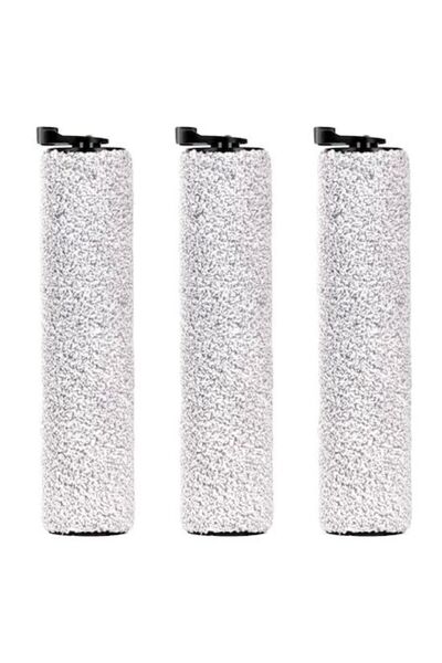 Qwork Cleaning Rolls for Tineco iFloor 3 / Floor One S3 / iFloor 2 — 3-Pack Microfiber, High Absorption