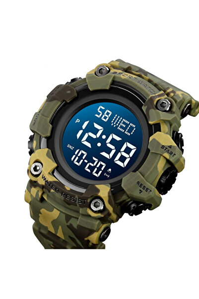 Skmei Sports Watch Camouflage Military Digital Alarm Stopwatch Date Backlight