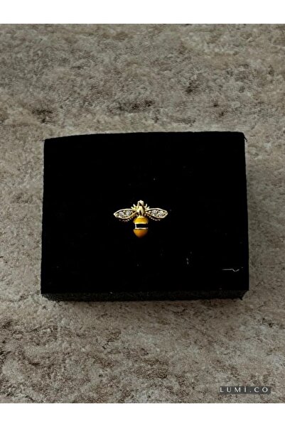 LUMİCOTAKI YILBAŞI SEVGİLİ HEDİYE ÇELİK 10MM ÖNDEN ARI TRAGUS PİERCİNG GOLD (1 NUMARA) SİLVER (S NUMARA)