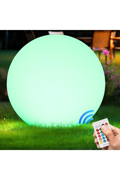 Comely Outdoor Solar Lamp, RGB Sphere 30 cm, Waterproof IP66, 1200mAh, Adjustable - Pool, Balcony, Room Dec