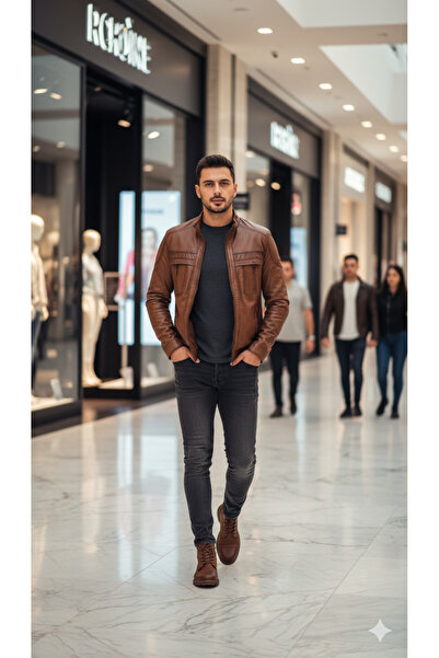 SNR справжня шкіра ягняти чоловічий шкіряний плащ справжній шкіряний піджак м'яка шкіра