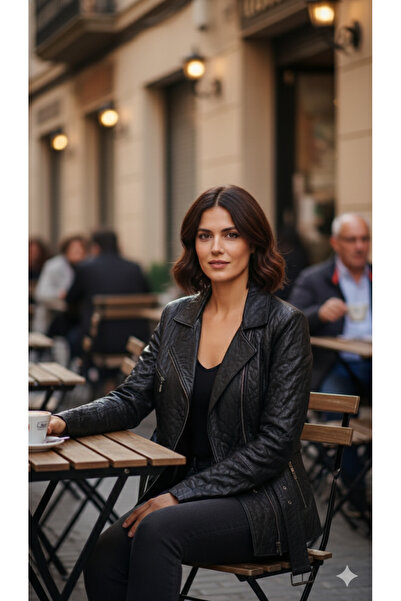 SNR Leather Jacket Genuine Lambskin Coat