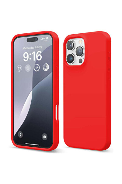 Casey Studios Husă de silicon iPhone 16 Pro Max, cu microfibră, subțire, de p...