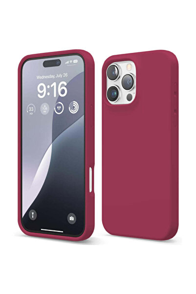 Casey Studios Husă silicon iPhone 16 Pro, cu microfibră, subțire, de protecți...