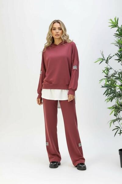 Ferte Women's Oversize Washed Bottom-Upper Set