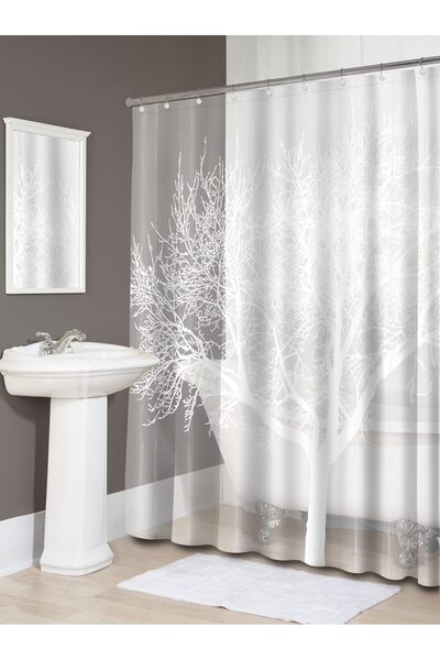 Splash Home EVA Shower Curtain Liner - Chlorine-Free, Non-Toxic, Eco-Friendly...