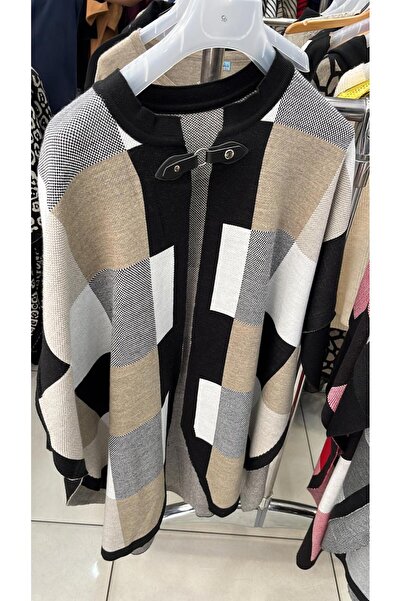 BY AKKAYA Knitwear Poncho That Can Be Worn between Sizes 38 - 50