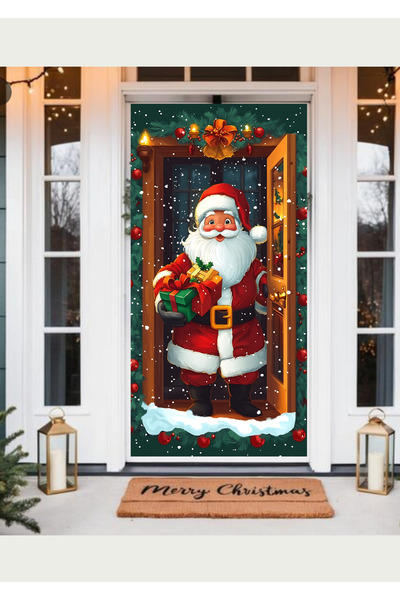 mika house Yeniyıl dekor yılbaşı dekor kapı süsü