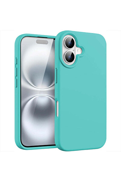 Casey Studios Husa Silicon iPhone 16, cu Microfibra, Slim, de Protectie, Marg...