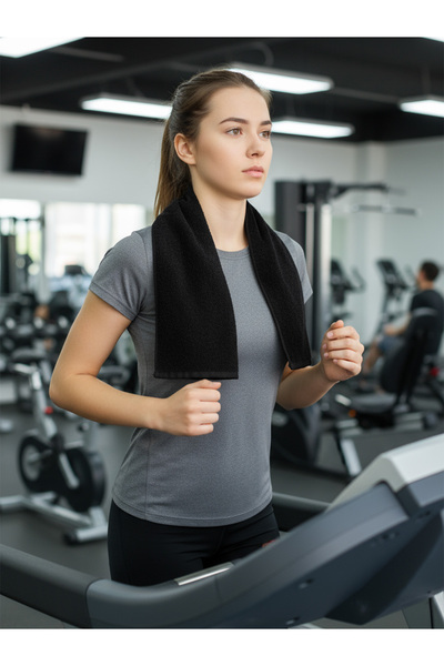 denizlicotton Microfiber Sports Towel, Sweat Absorbent Fitness, Plates, Boxing, Tennis, Sports Towel