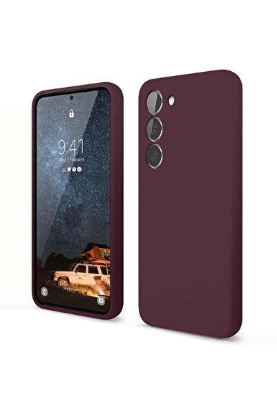 Casey Studios Husa Silicon Samsung Galaxy S23, cu Microfibra, Slim, Margini R...