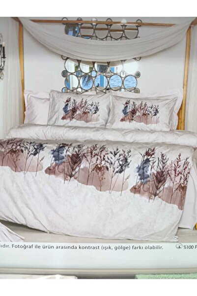 Altınbaşak Anıtta ranforce çift kişilik nevresim takımı %100 pamuk kutulu