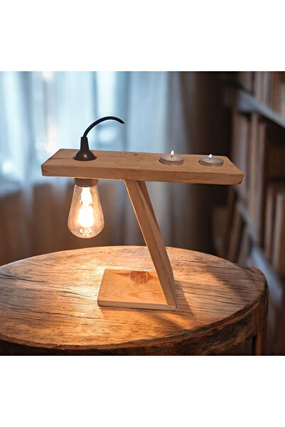 hepsi bir arada sepet مصباح طاولة مع غطاء ومصباح شمعة 3 في 1