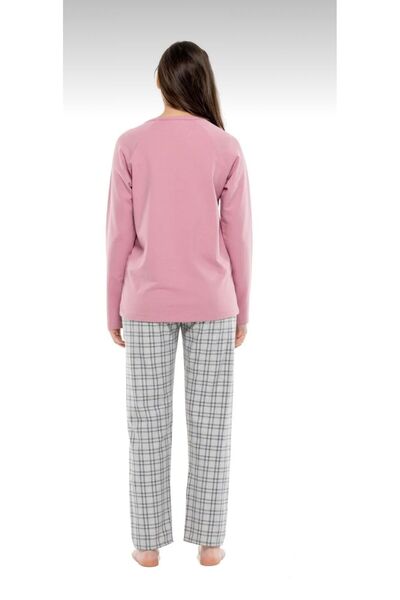 MOD Collection - Kadın Yuvarlak Yaka Pijama Takımı 3977