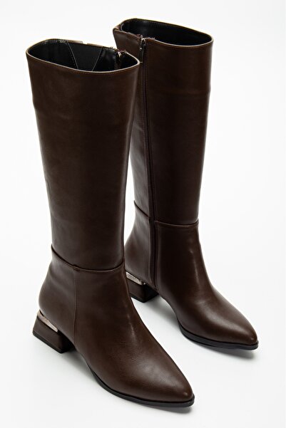 Genetti Γυναικεία παπούτσια με τακούνι με ασημί λεπτομέρεια