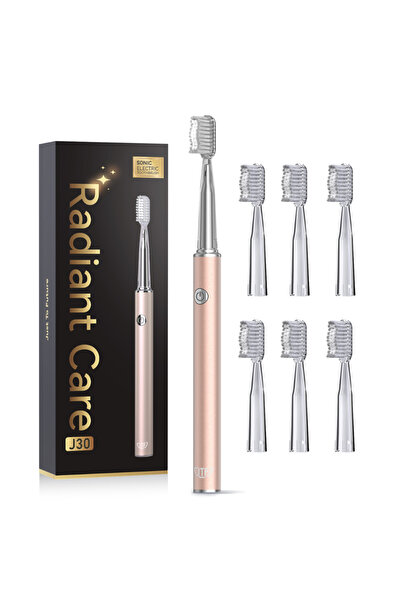 JTF Periuta de dinti electrica, Sonic, J30 (6 capete de periere) Gold