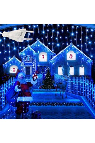 OEM Luminițe de Crăciun în formă de țurțur, 25 m, 500 LED-uri, 8 moduri de il...