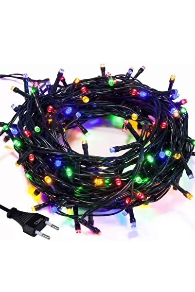 SIKS Instalație liniară de brad de Crăciun, 400 LED-uri, 32 m, 8 efecte lumin...