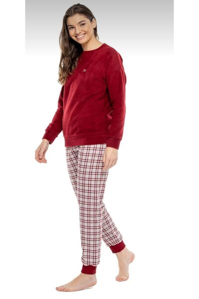 MOD Collection - Kadın Yuvarlak Yaka Pijama Takımı 3998