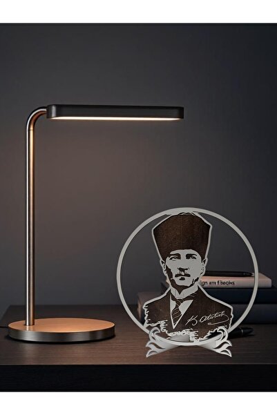 MK butik 26x26 Mustafa Kemal Atatürk silietü mdf