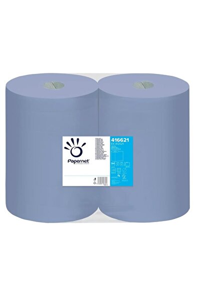 Papernet Rolă de hârtie industrială - Albastră, 2 straturi, 1000 de porții, 36 x 38 cm, 360 m, pret / rola