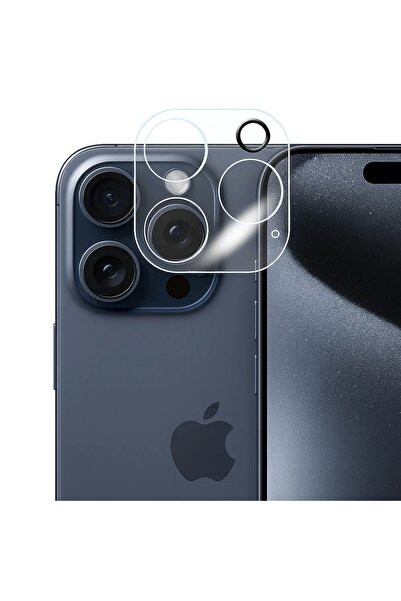 Flippy Sticlă securizată transparentă 3D pentru cameră Apple iPhone 16 Pro Max