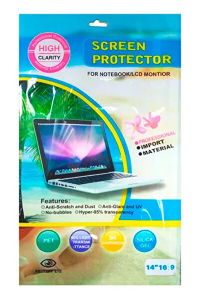 Screen Protector لأجهزة الكمبيوتر المحمولة وشاشات LCD مقاس 14 بوصة