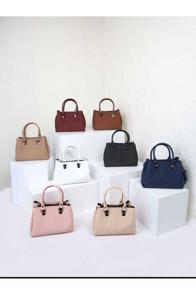 ÖZÜM TAKI Women's Light White Shoulder and Arm Bag