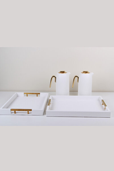 Generic Luxurious royal design tea and coffee thermos set + serving trays