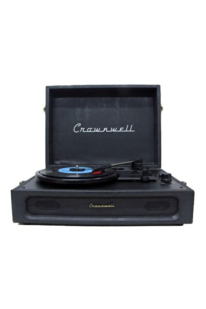 Crown Well Pikap Casablanca Siyah Elektronik Bluetooth Hoparlör Plakçalar C1331