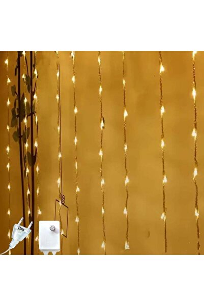 SIKS Christmas Installation Type Mesh Fringe 3 x 2 Meters, 416 LEDs, Transpar...