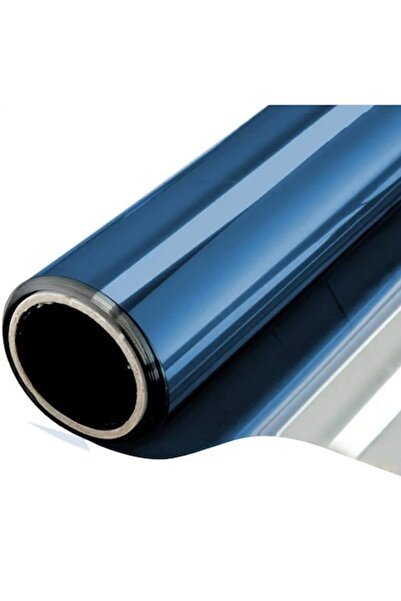 RABY Reflective window film, blue with mirror effect, UV sun protection, 60 x...