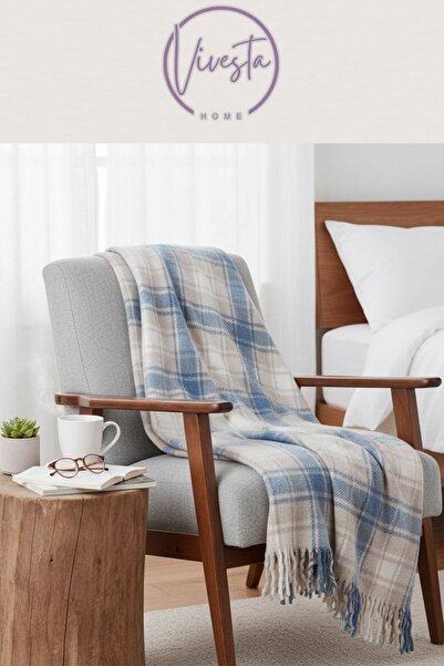 Vivesta Home Yumuşacık Scotch Battaniye 150×200 cm – Sıcak, Şık ve Konforlu T...