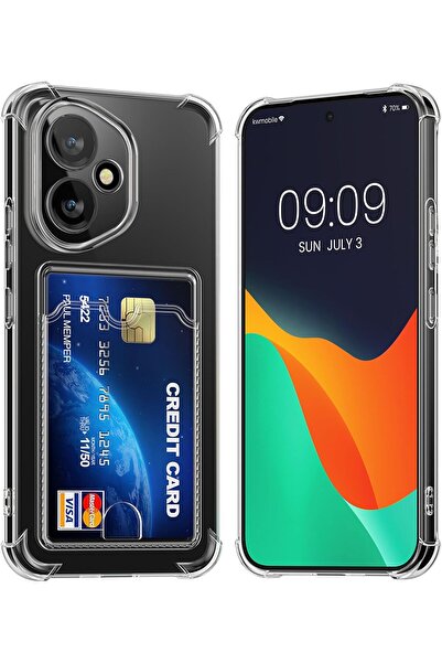 Teleplus Honor 400 Kılıf Kamera Korumalı Kartlıklı SFY Kapak