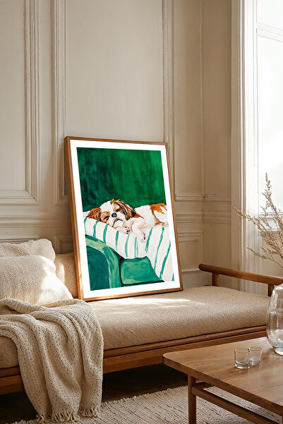 Dekorsiahome Masa dintr-o bucată cu cadru din lemn pentru sufragerie, sufrage...