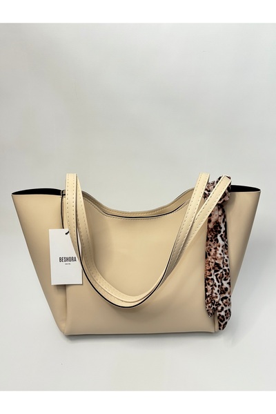 Beshora حقيبة كتف نسائية من إيلينا بيج مات بتفاصيل سحاب