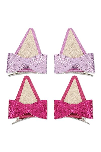 Sarakan Αξεσουάρ για τα μαλλιά με σκυλάκι, 2 ζεύγη, φιόγκος με γκλίτερ, Χάλοο...