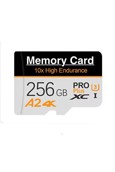Generic بطاقة ذاكرة Micro SD سعة 256 جيجابايت - سرعة عالية 10 أضعاف التحمل A2 4K Pro Plus، الفئة 10 UHS-I MicroSDXC