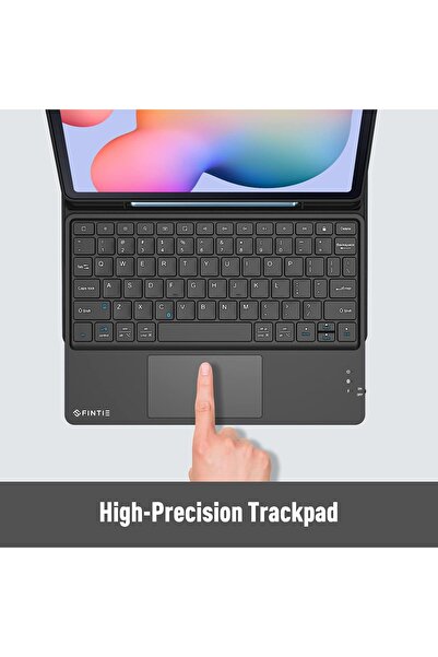 HYX Keyboard Case for Samsung Galaxy Tab S6 Lite 10.4 Inch (2024/2022/2020) - Black