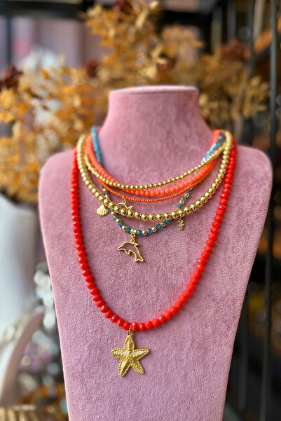 Meva Takı ve Aksesuar Detailed Combination Necklace