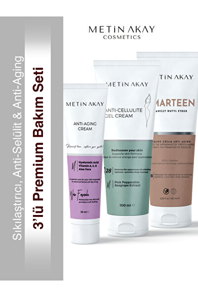 Metin Akay Kozmetik Pink Pepperslim Selülit Jel Krem + Smarteen Sıkılaştırıcı...