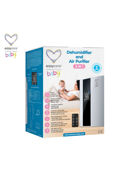 Easycare baby 2 in 1 Dehumidifier and Air Purifier, 1.7L, UV, for Children's Room, 30m2