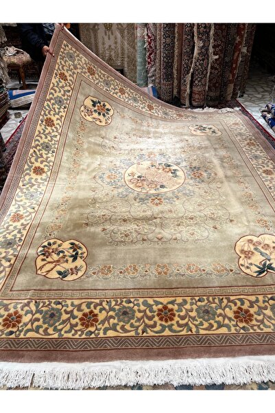 RD RAMAZAN DAĞ EL HALI SANATI El Dokuma Kabartmalı Çin Halısı Birinci Sınıf K...