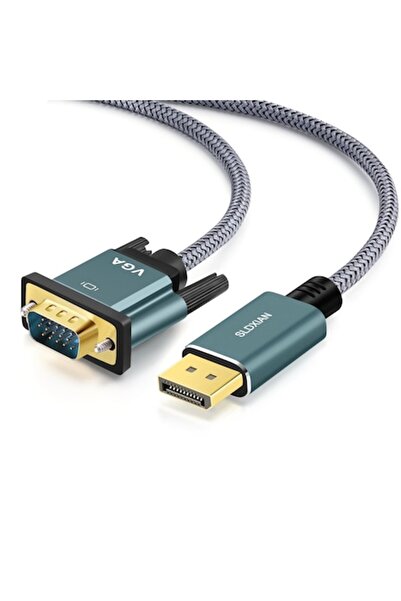 TechGS Cablu DisplayPort la VGA, SLDXIAN, Unidirectional, 1080p Full HD, Albastru, 1.8m