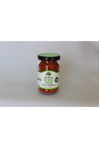 A&L ORGANİK ELHAMRA Organik Sertifikalı Kırmızı Acı Toz Biber Glütensiz 45g Kapadokya Nevşehir