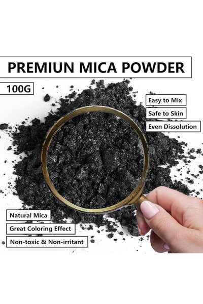 UOLE Epoxy pigment, Waysroma, black, 100g, pearlescent effect