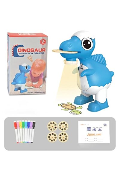 OEM Jucărie educativă cu proiector de dinozauri, 32 de imagini proiectate, se...
