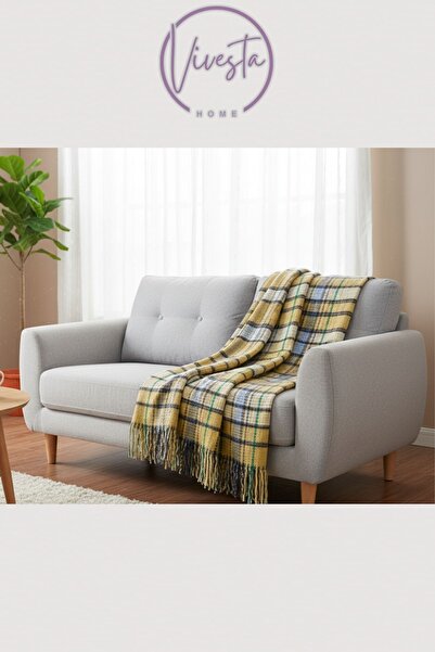 Vivesta Home Soft Scotch Blanket 150×200 cm – Warm, Stylish, and Comfortable Design