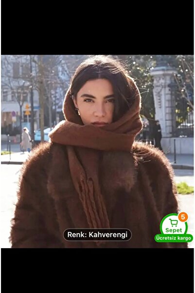 Nilbutik Premium Soft Boucle Scarf